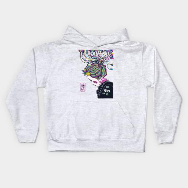 Connection Permanent Kids Hoodie by Marina BH